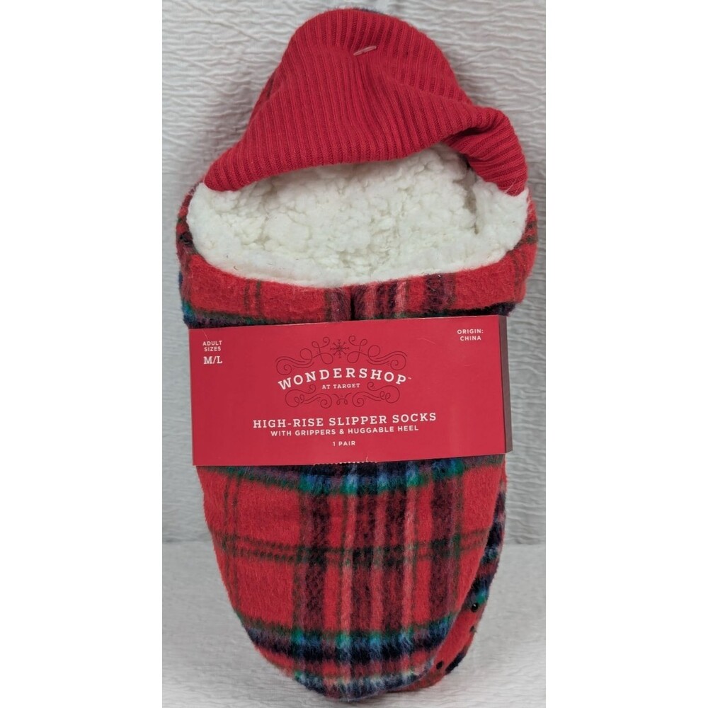 Wondershop - High Rise Slipper Socks - Adult - Size: M/L